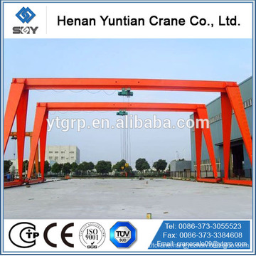 Widely Use Light Weight Double Beam Gantry Crane 20 Ton